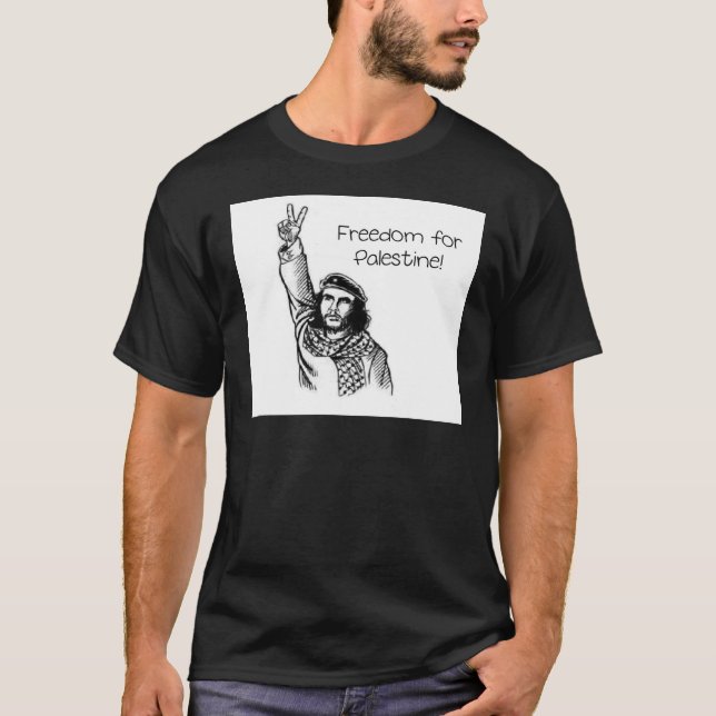 Camiseta ¡Che Guevara, libertad para Palestina! (Anverso)