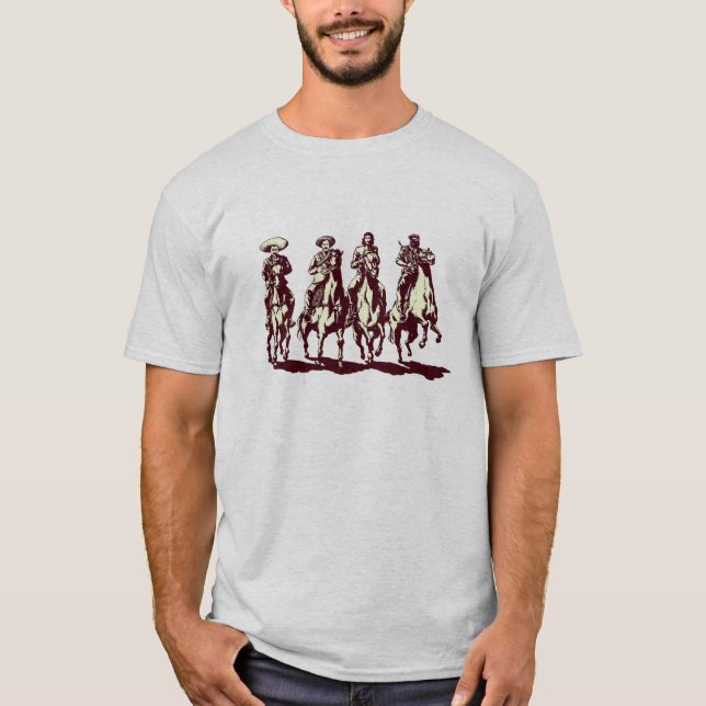 Camiseta che, zapata, chalet del pancho, commandante Marcos (Anverso)