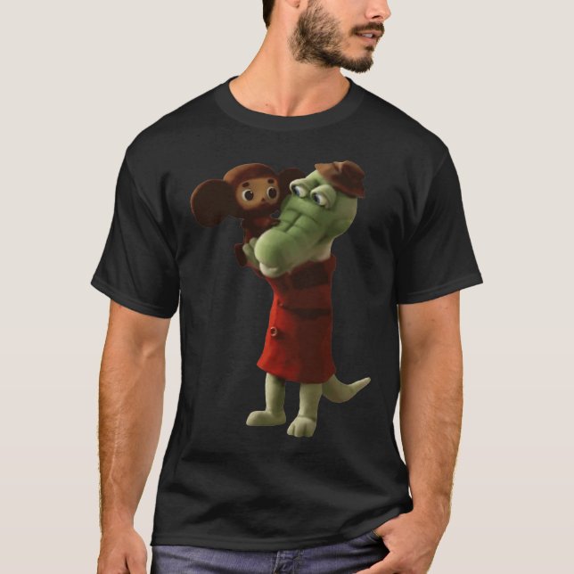 Camiseta Cheburashka &amp; Gena Classic T-Shirt (Anverso)
