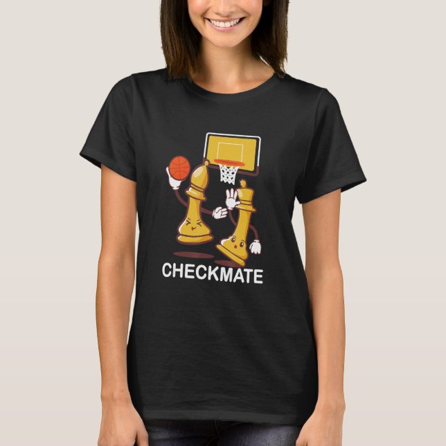 Camiseta Checkmate Playing Chess Game Bishops Chessboard Ch (Anverso)