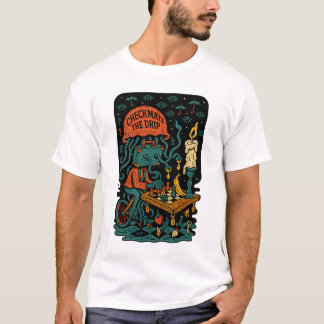 Camiseta Checkmate the Drip – Absurd Surreal Street Art