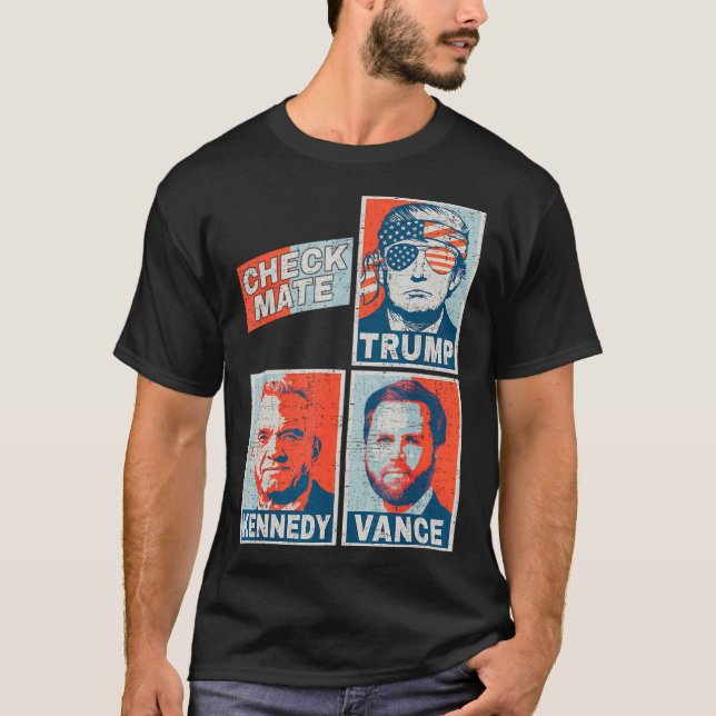 Camiseta Checkmate Trump Vance Kennedy (Anverso)