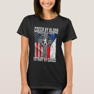 Camiseta Checo Por Estadounidense De Sangre Por Nacimiento 