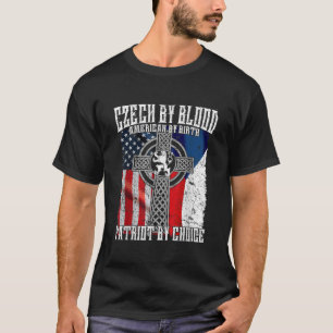 Camiseta Checo Por Estadounidense De Sangre Por Nacimiento
