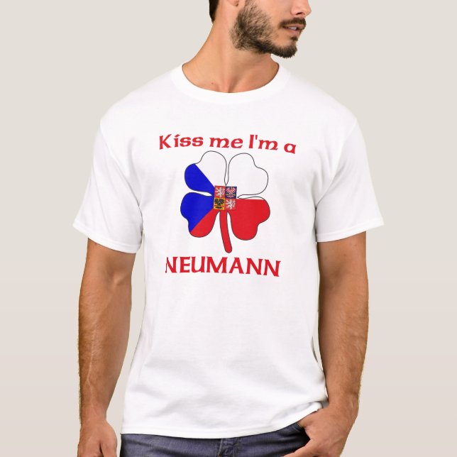 Camiseta Checos personalizada me besan que soy Neumann (Anverso)