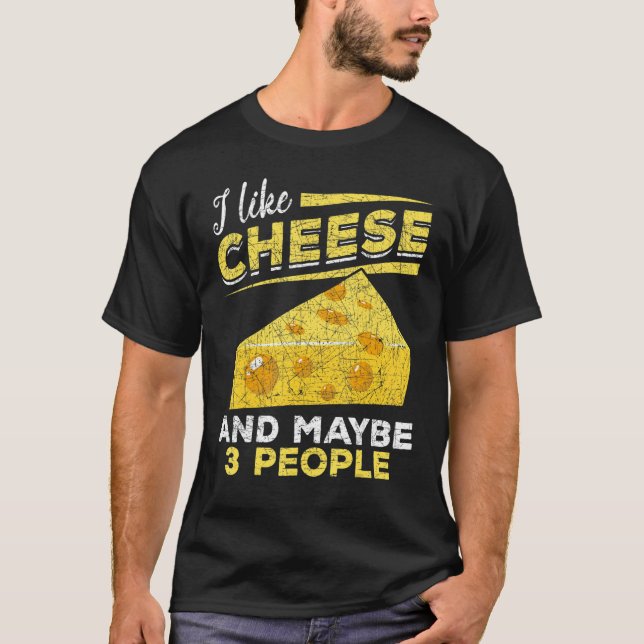 Camiseta Cheddar Cheese Foodie Snack Gouda Cheese 1 (Anverso)