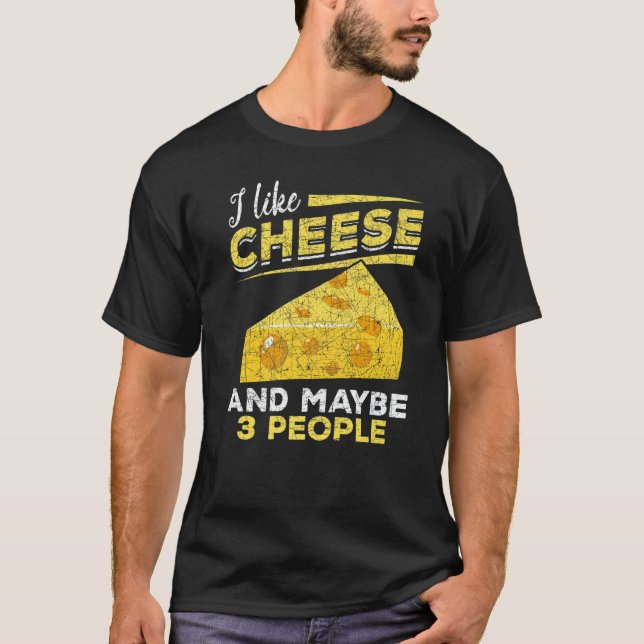 Camiseta Cheddar Cheese Foodie Snack Gouda Cheese 1 (Anverso)