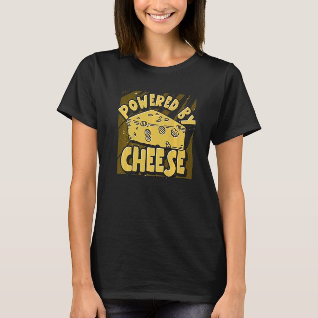 Camiseta Cheddar Foodie Queso Queso de comida Queso (Anverso)