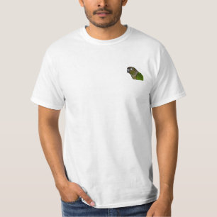 Camiseta Cheeked verde Conure