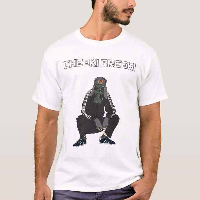 Camiseta Cheeki Breeki - Gopnik Slav Style Funny Gamer Stal (Anverso)