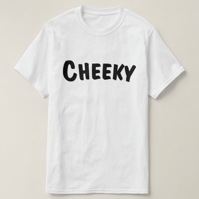 Camiseta Cheeky (Diseño del anverso)