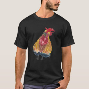 Camiseta Cheeky Chicken with an Attitude Rooster  Design