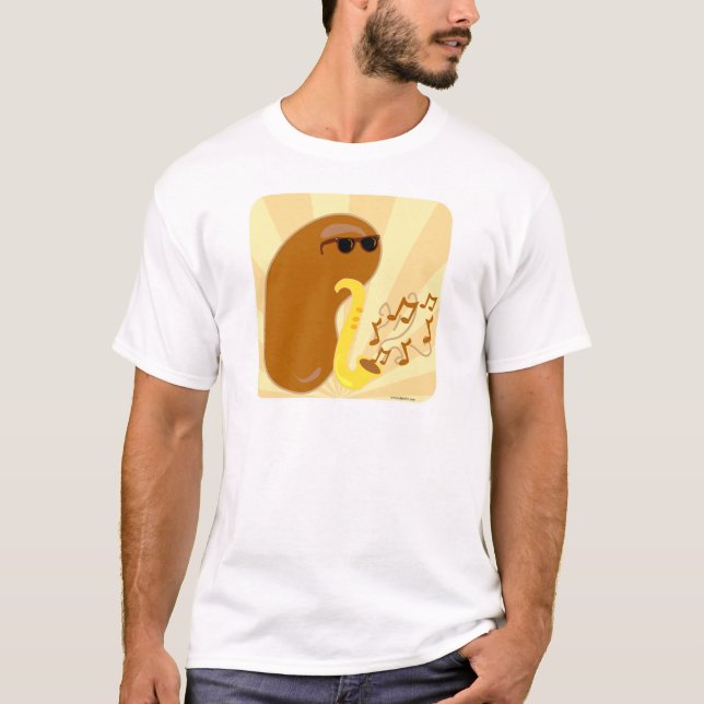 Camiseta Cheeky Musical Fruit Bean Cartoon Fun Time (Anverso)