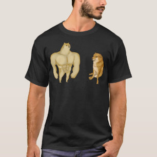 Camiseta Cheems Y Buff Shiba Inu Divertido Perro Bebé Meme
