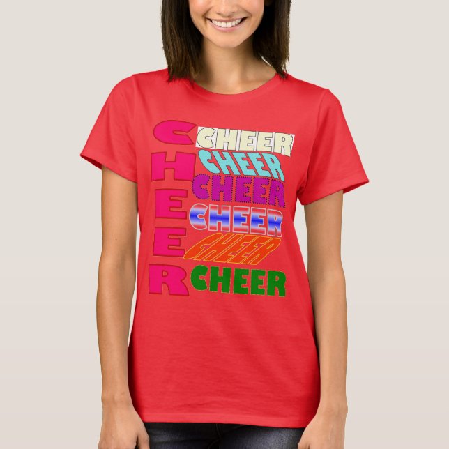CAMISETA CHEER CHEER CHEER SHIRT (Anverso)