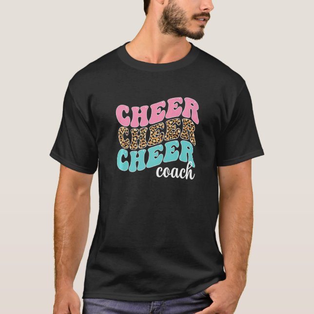 Camiseta Cheer Coach Cheerleading Coach Cheerleader Coach   (Anverso)