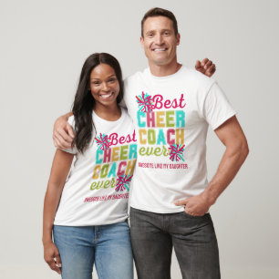Camiseta CHEER COACH Increíble, como mi hija Personalizado