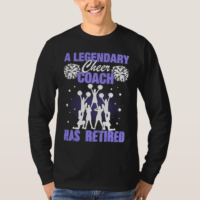 Camiseta Cheer Coach Retired Cheerleading Cheering Team (Anverso)
