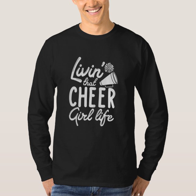 Camiseta Cheer Girl Cheerleading Girls Cheerleader Cheering (Anverso)