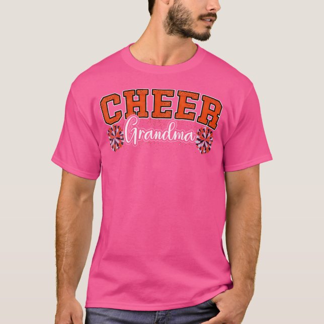 Camiseta Cheer Grandma My Favorite Cheerleader Calls Me G-M (Anverso)