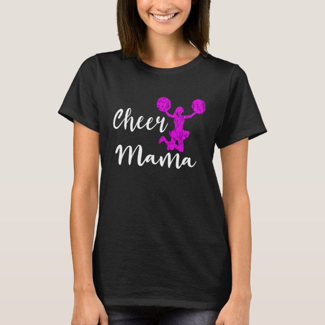 Camiseta Cheer Mama Cheerleading Mother Cheering Cheerleade (Anverso)