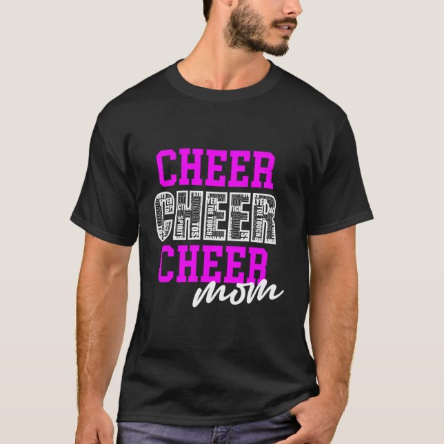 Camiseta Cheer Mom Cheer Squad N Cheerled Practice (Anverso)