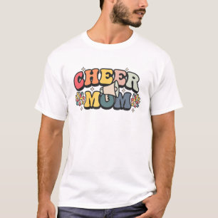 Camiseta Cheer Mom Cheerleader Mom Mama Cheerleading Team R