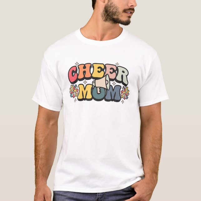 Camiseta Cheer Mom Cheerleader Mom Mama Cheerleading Team R (Anverso)