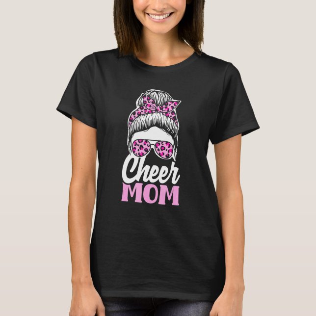 Camiseta Cheer Mom Cheerleading Mom   Cheerleader Mom (Anverso)