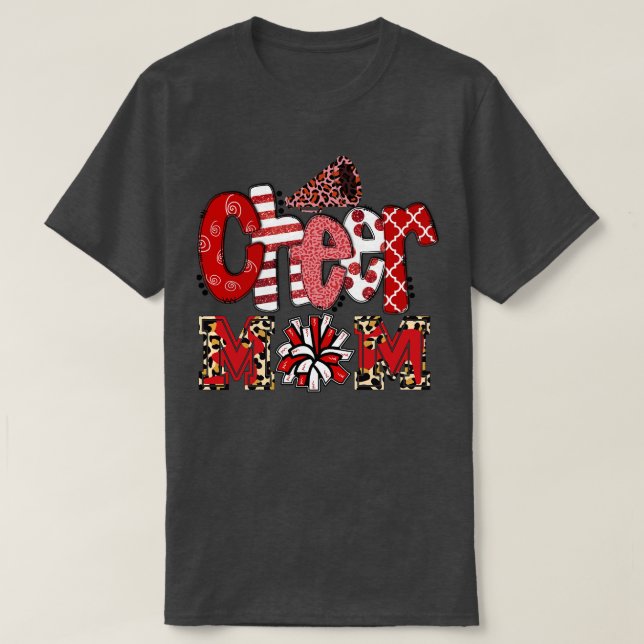 Camiseta Cheer Mom Cheerled Mom (9) (Diseño del anverso)