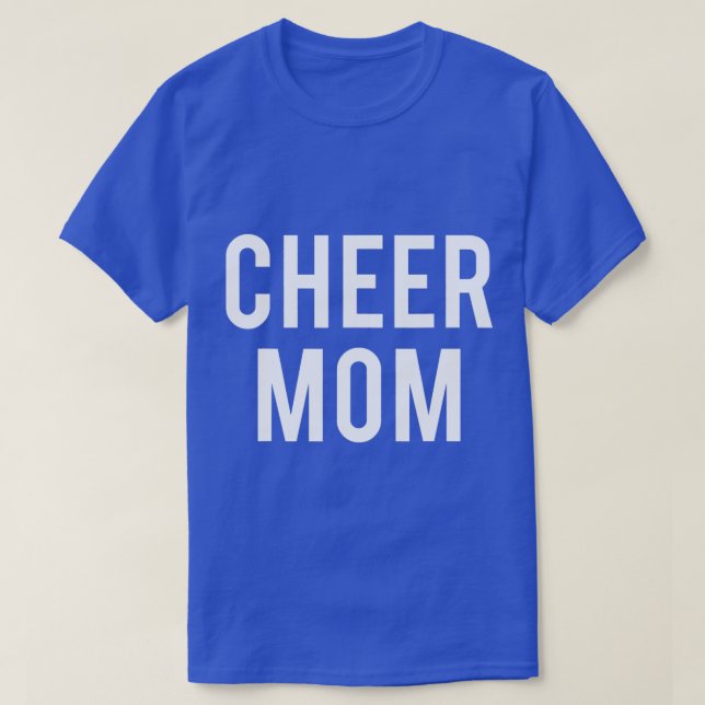 Camiseta Cheer Mom Cute Slogan Printed  (Diseño del anverso)