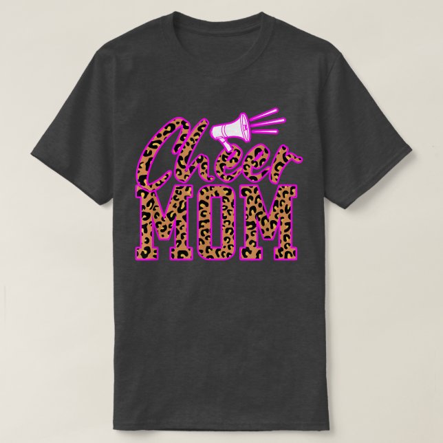 Camiseta Cheer Mom Leopard Cheer Mom Leopard (Diseño del anverso)