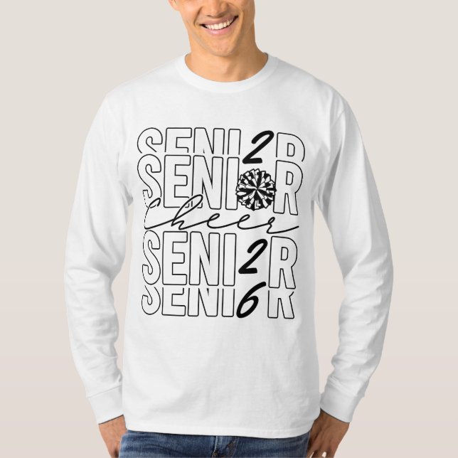 Camiseta Cheer Senior 2026 Men LS (Anverso)