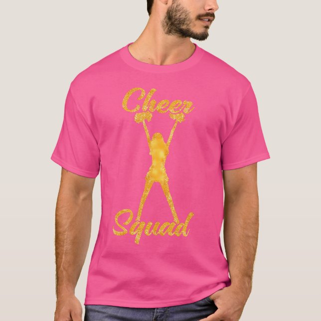 Camiseta Cheer Squad Cute Cheerleading Girl (Anverso)