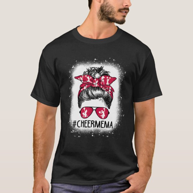 Camiseta Cheerader Bleached Wom, animadora de Bun (Anverso)