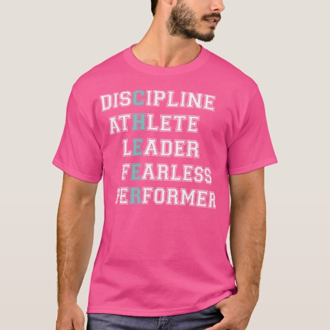 Camiseta Cheercreciente Cheer Male CheerLeader (Anverso)