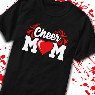 Camiseta Cheerhead Mom - Enseñanza Secundaria CheerLeader -