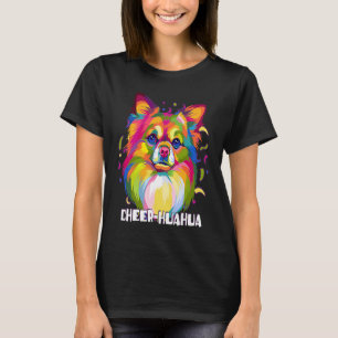 Camiseta Cheerhuahua Chihuahua Humor Chiwawa Cheerled
