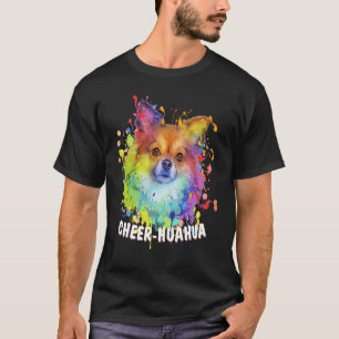 Camiseta Cheerhuahua Chihuahua Humor Chiwawa Cheerled