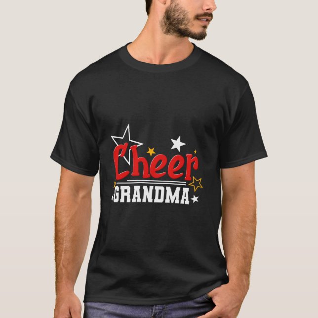 Camiseta Cheerleader Cheerleading Cheer Grandma (Anverso)
