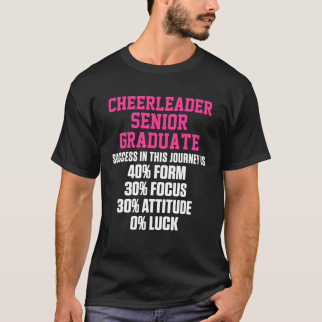 Camiseta Cheerleader Cheerleading Cheering Success Senior G (Anverso)