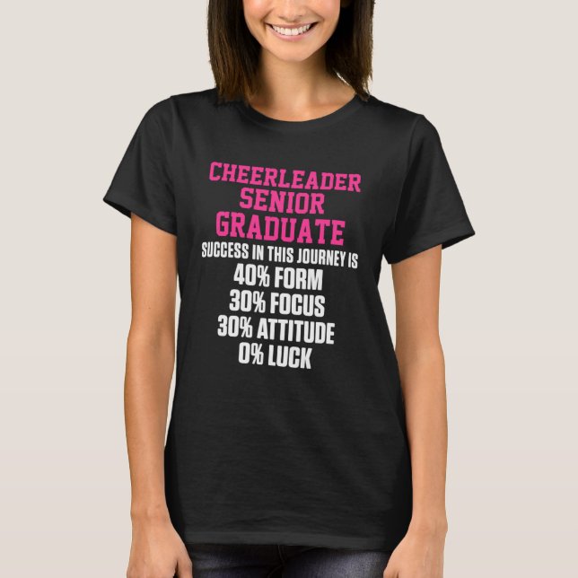 Camiseta Cheerleader Cheerleading Cheering Success Senior G (Anverso)