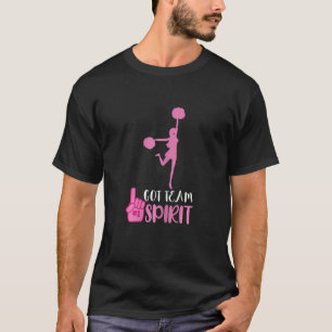 Camiseta Cheerleader Got Team Spirit Cheer Squad Team Girl 