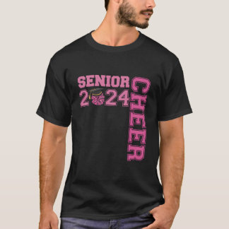 Camiseta Cheerleader Senior 2024 Cheer Senior Class Of 2024