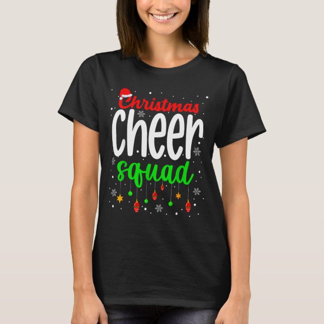 Camiseta Cheerleading Srts Lover Christmas Cheer Squad  (Anverso)