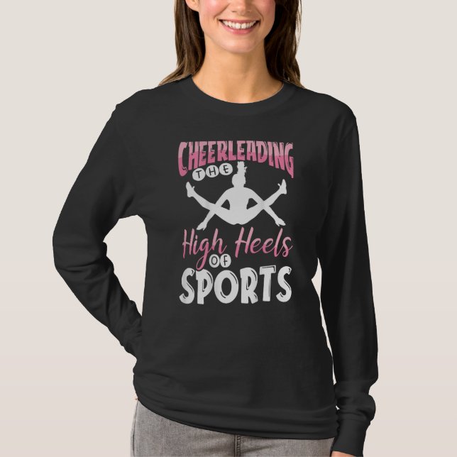 Camiseta Cheerleading The High Heels Of Sports Backprint Ch (Anverso)