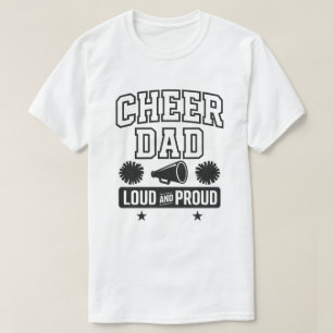 Camiseta Cheerled Dad Shirt Loud y Orgulloso Cheerled