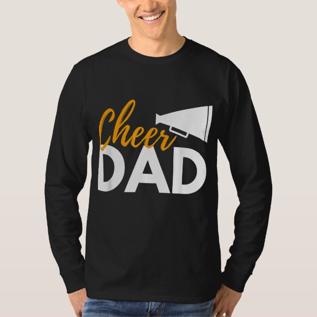 Camiseta CheerLeer Dad Cheer Com (Anverso)