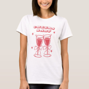 Camiseta Cheers Baby Champagne Toast