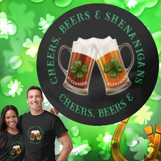 Camiseta Cheers Beers Shenanigans (Subido por el creador)